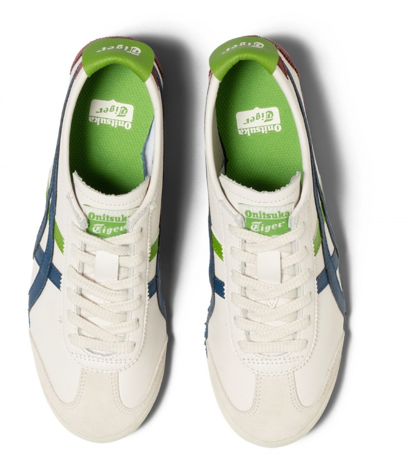 Men's Onitsuka Tiger Mexico 66 Mexico 66 Cream / Blue | 02793-XHVP