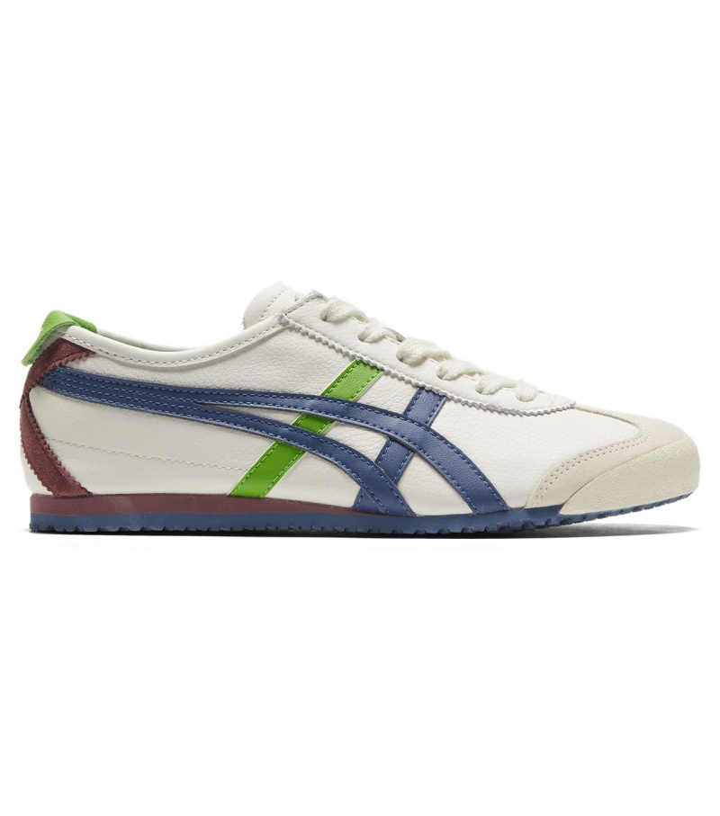 Men\'s Onitsuka Tiger Mexico 66 Mexico 66 Cream / Blue | 02793-XHVP