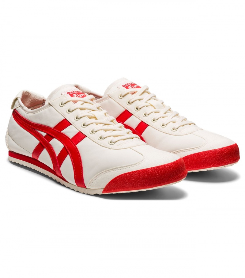 Men's Onitsuka Tiger Mexico 66 Mexico 66 Cream / Red | 92453-GSXM