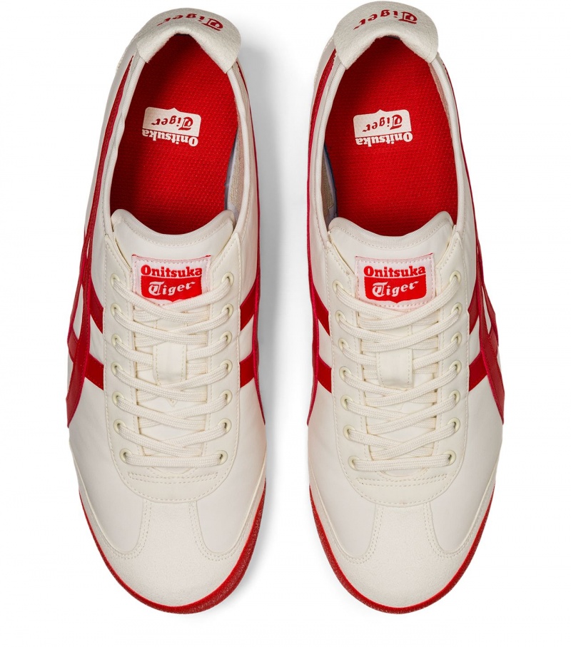 Men's Onitsuka Tiger Mexico 66 Mexico 66 Cream / Red | 92453-GSXM