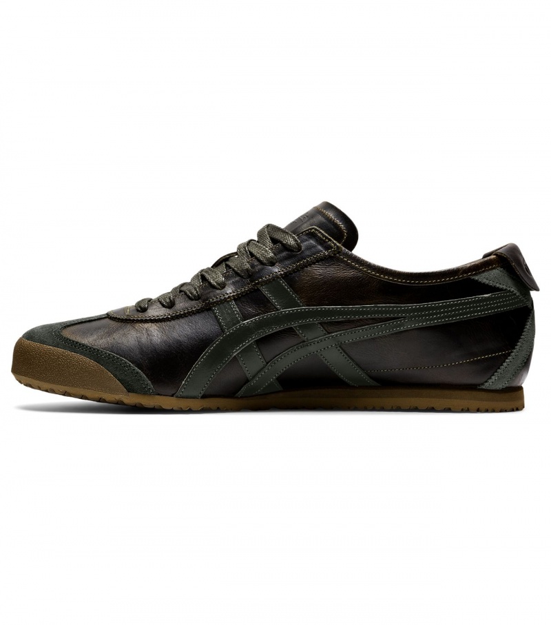 Men's Onitsuka Tiger Mexico 66 Mexico 66 Brown Green | 95128-GXCT