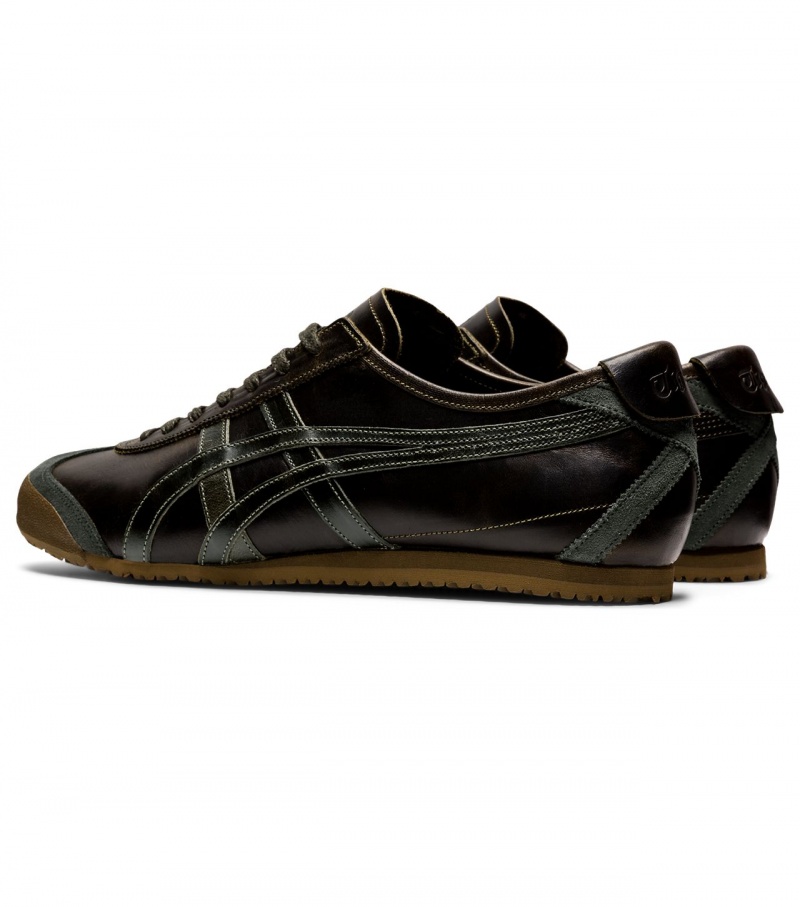 Men's Onitsuka Tiger Mexico 66 Mexico 66 Brown Green | 95128-GXCT