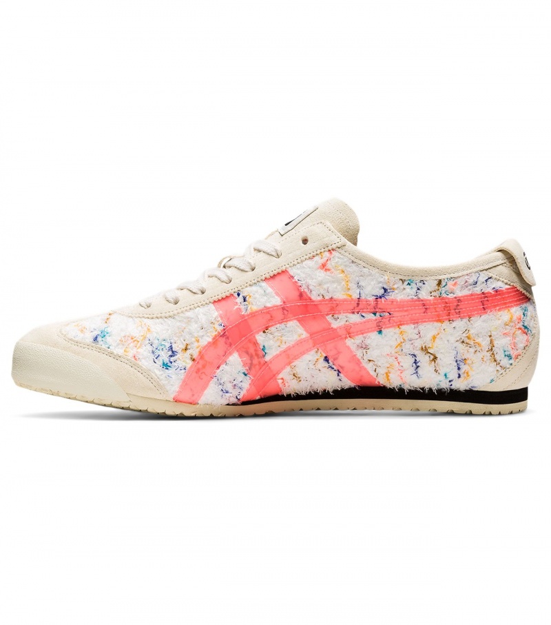 Men's Onitsuka Tiger Mexico 66 Mexico 66 Cream / Orange Coral | 46910-PEZD