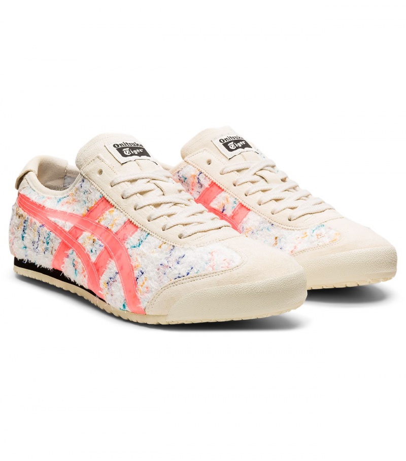 Men's Onitsuka Tiger Mexico 66 Mexico 66 Cream / Orange Coral | 46910-PEZD