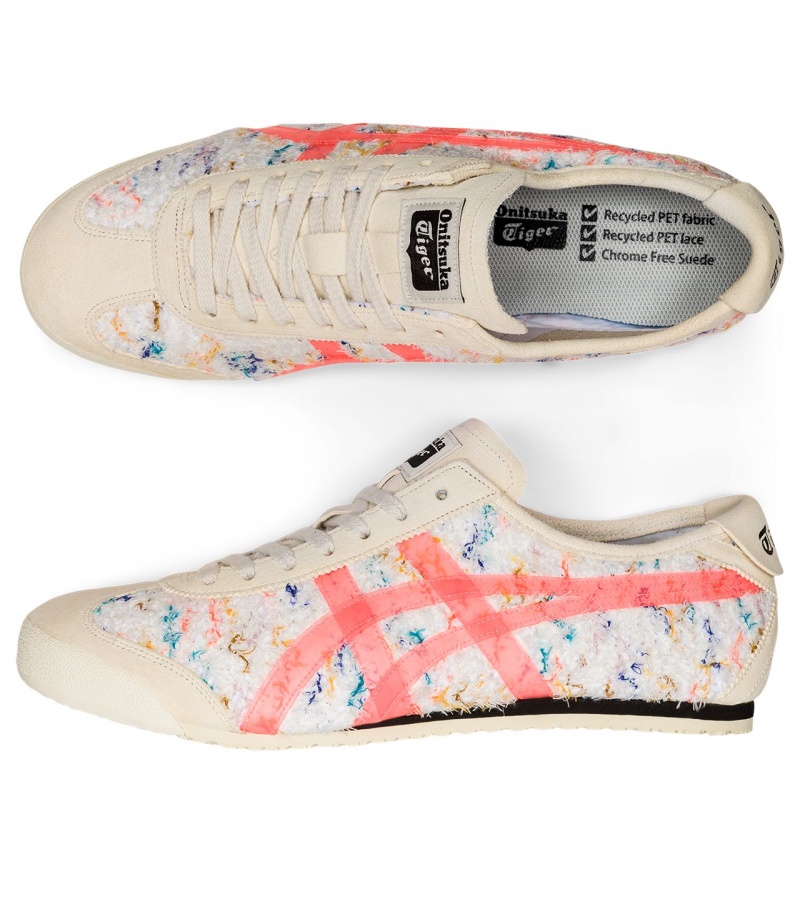 Men's Onitsuka Tiger Mexico 66 Mexico 66 Cream / Orange Coral | 46910-PEZD