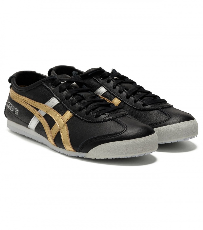 Men's Onitsuka Tiger Mexico 66 Mexico 66 Black | 95614-JFZL