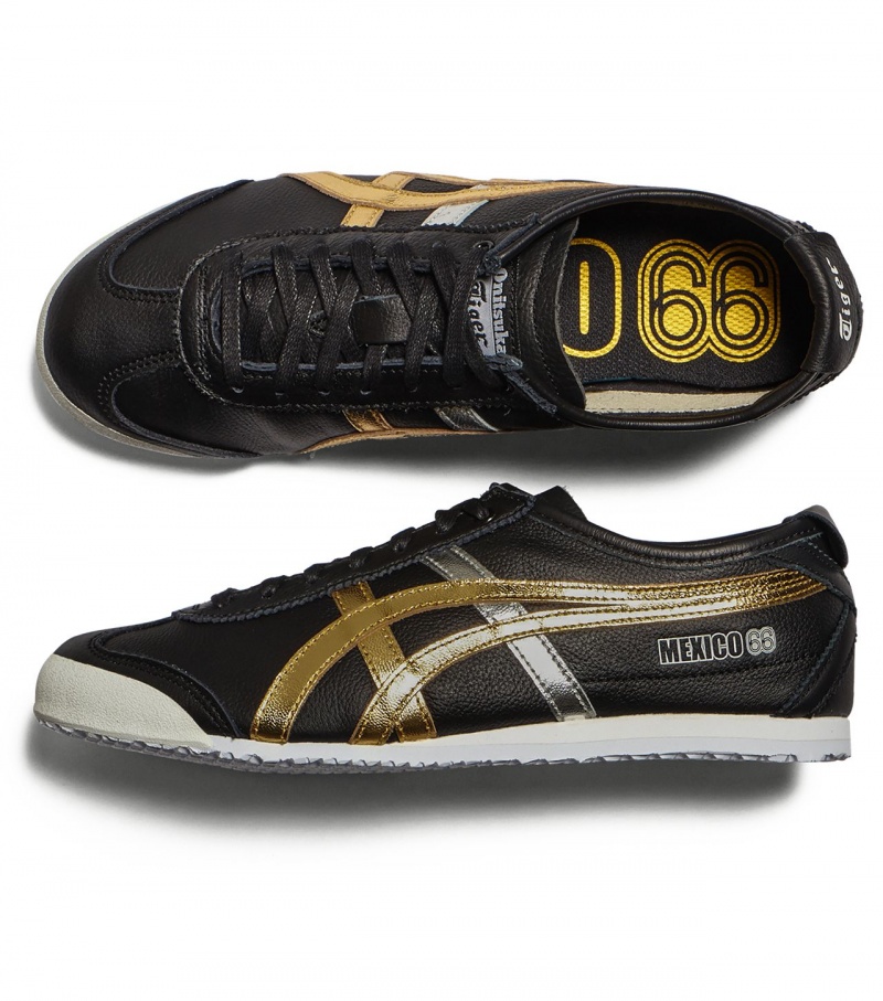 Men's Onitsuka Tiger Mexico 66 Mexico 66 Black | 95614-JFZL