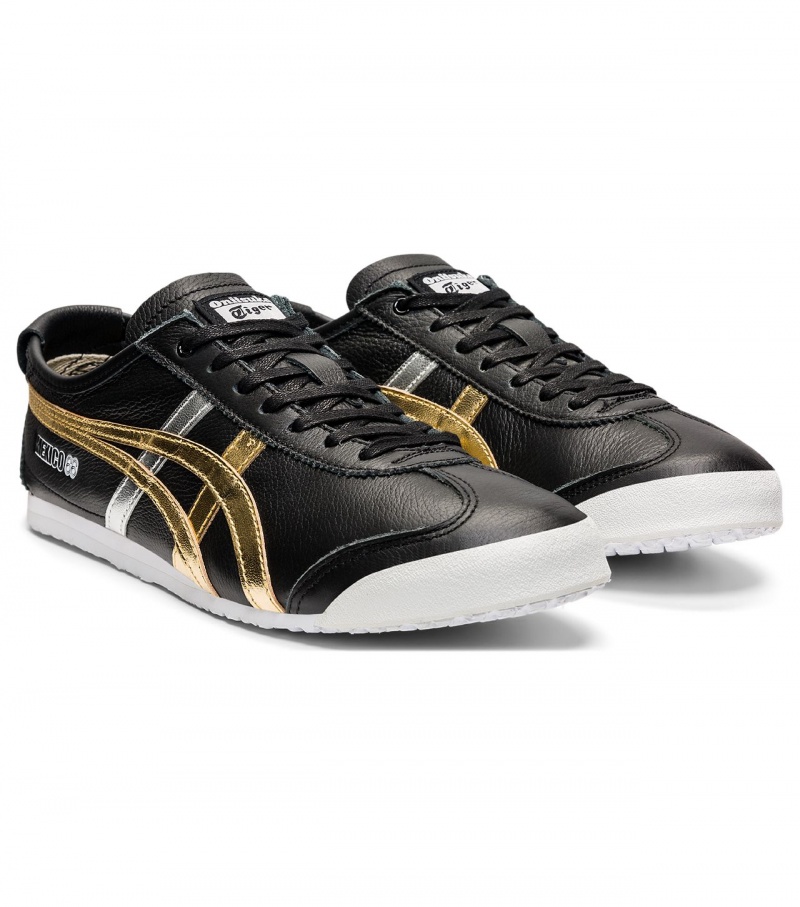 Men's Onitsuka Tiger Mexico 66 Mexico 66 Black | 95614-JFZL