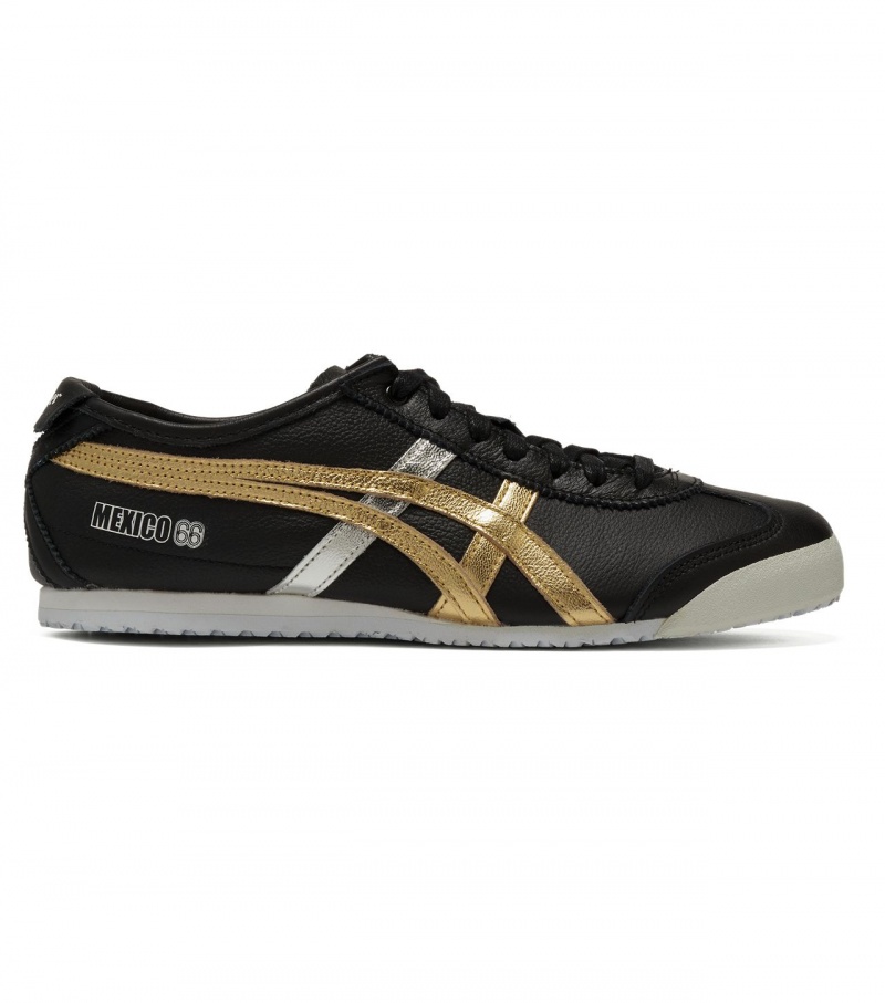 Men\'s Onitsuka Tiger Mexico 66 Mexico 66 Black | 95614-JFZL