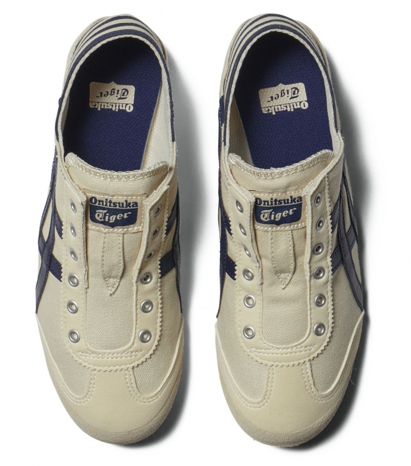 Men's Onitsuka Tiger Mexico 66 Paraty Mexico 66 Beige / Navy | 58936-MZIE