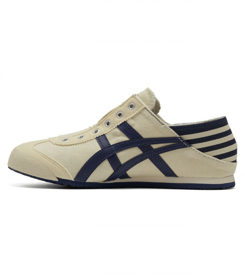 Men's Onitsuka Tiger Mexico 66 Paraty Mexico 66 Beige / Navy | 58936-MZIE