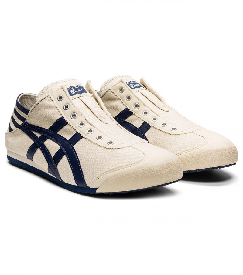 Men's Onitsuka Tiger Mexico 66 Paraty Mexico 66 Beige / Navy | 58936-MZIE