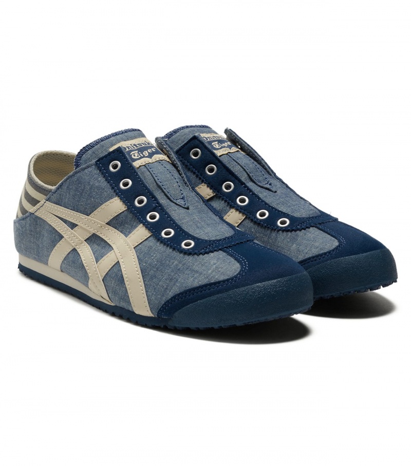 Men's Onitsuka Tiger Mexico 66 Paraty Mexico 66 Blue / Beige | 24781-RUYK