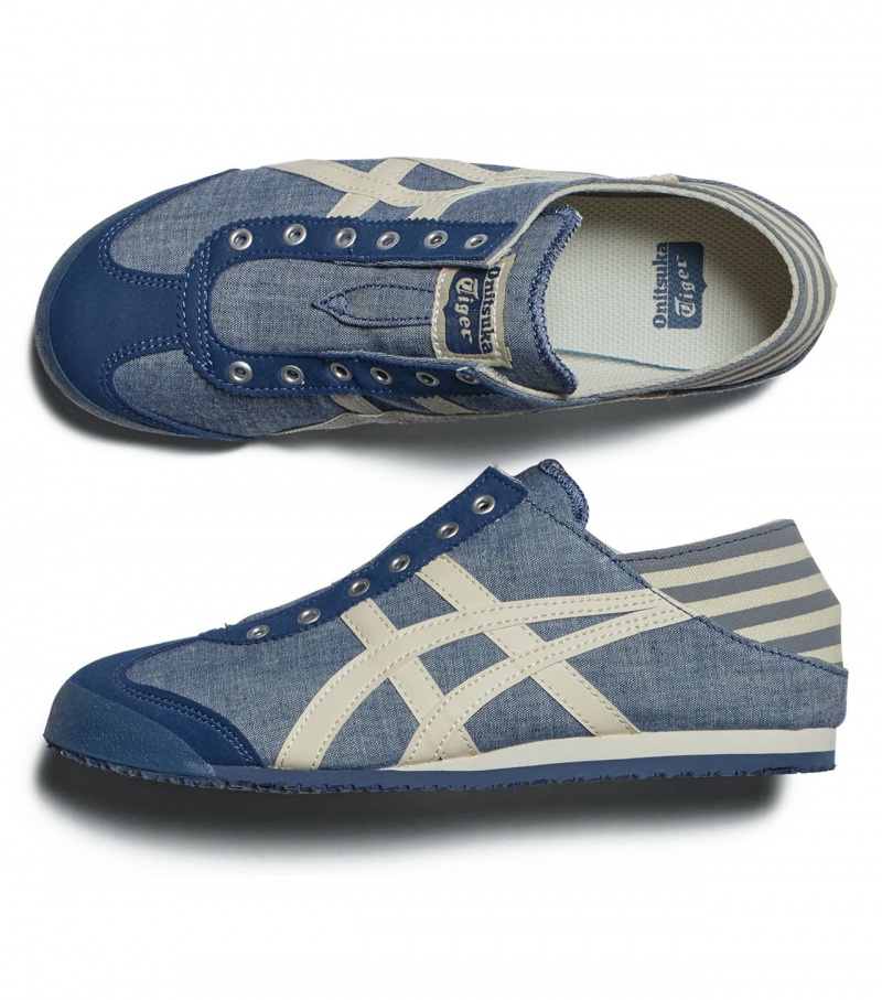 Men's Onitsuka Tiger Mexico 66 Paraty Mexico 66 Blue / Beige | 24781-RUYK