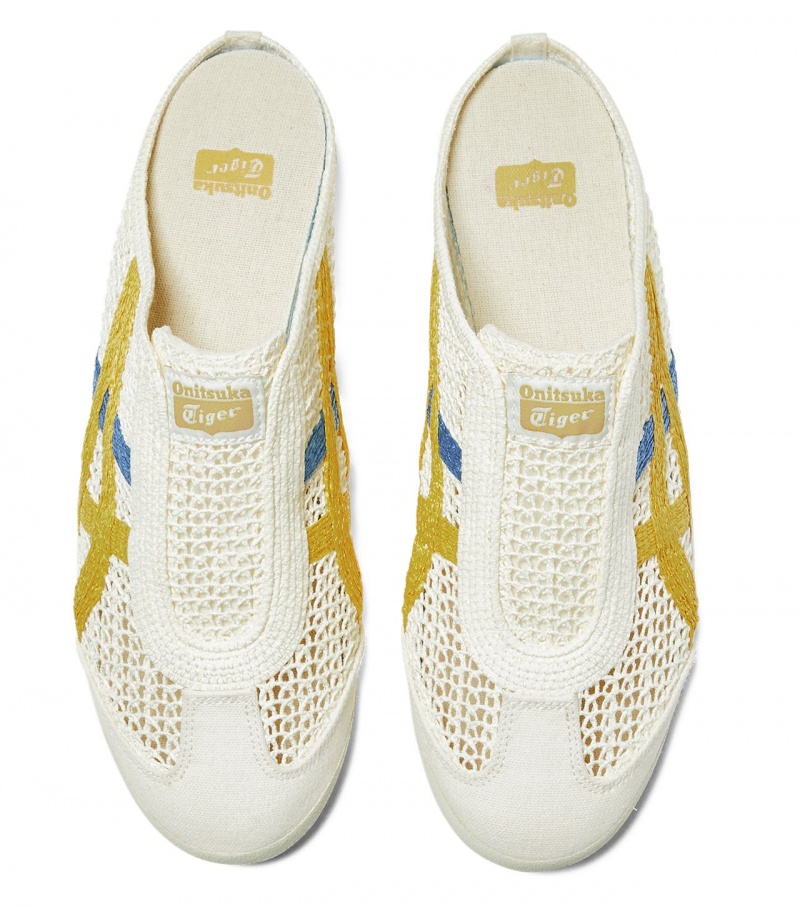 Men's Onitsuka Tiger Mexico 66 Sabot Mexico 66 Cream / Mustard | 85096-UNTF