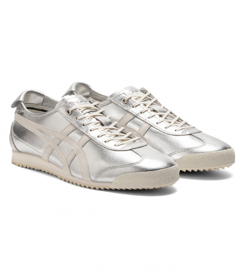 Men's Onitsuka Tiger Mexico 66 Sd Mexico 66 Silver / Cream | 97105-YLWT