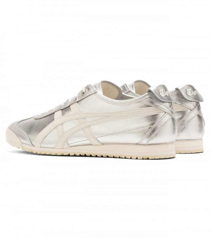 Men's Onitsuka Tiger Mexico 66 Sd Mexico 66 Silver / Cream | 97105-YLWT