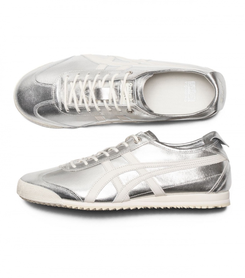 Men's Onitsuka Tiger Mexico 66 Sd Mexico 66 Silver / Cream | 97105-YLWT