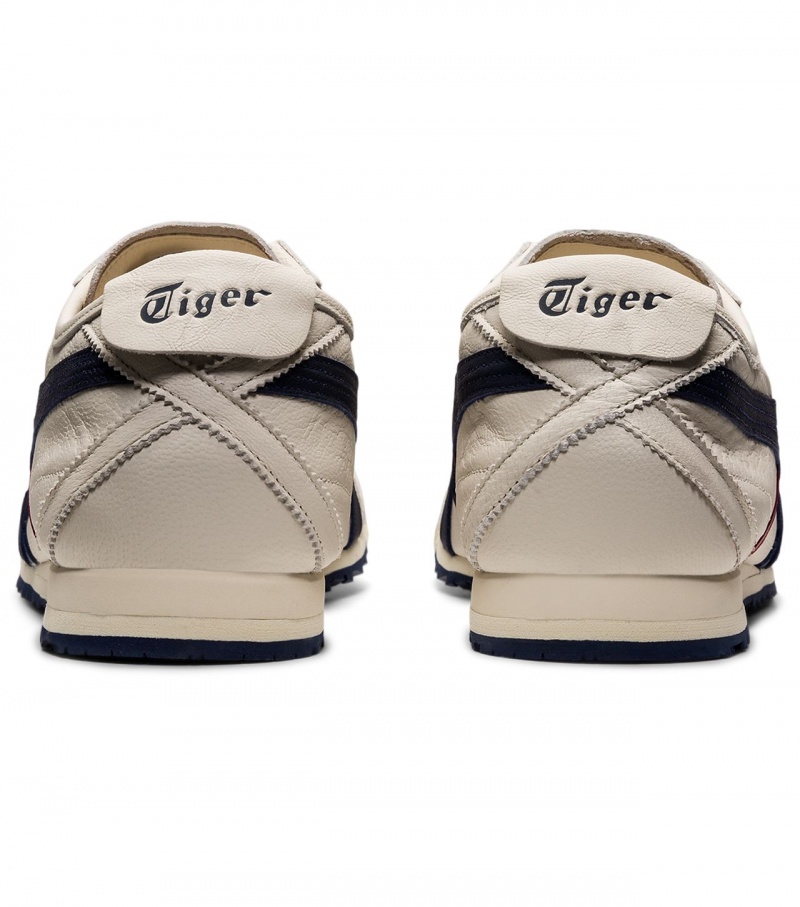 Men's Onitsuka Tiger Mexico 66 Sd Mexico 66 Cream / Navy | 17640-PUSC