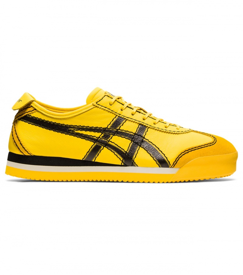 Men\'s Onitsuka Tiger Mexico 66 Sd Pf Mexico 66 Yellow / Black | 78452-HRXG