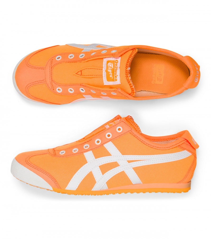 Men's Onitsuka Tiger Mexico 66 Slip-On Mexico 66 Orange / White | 45768-ZSUP