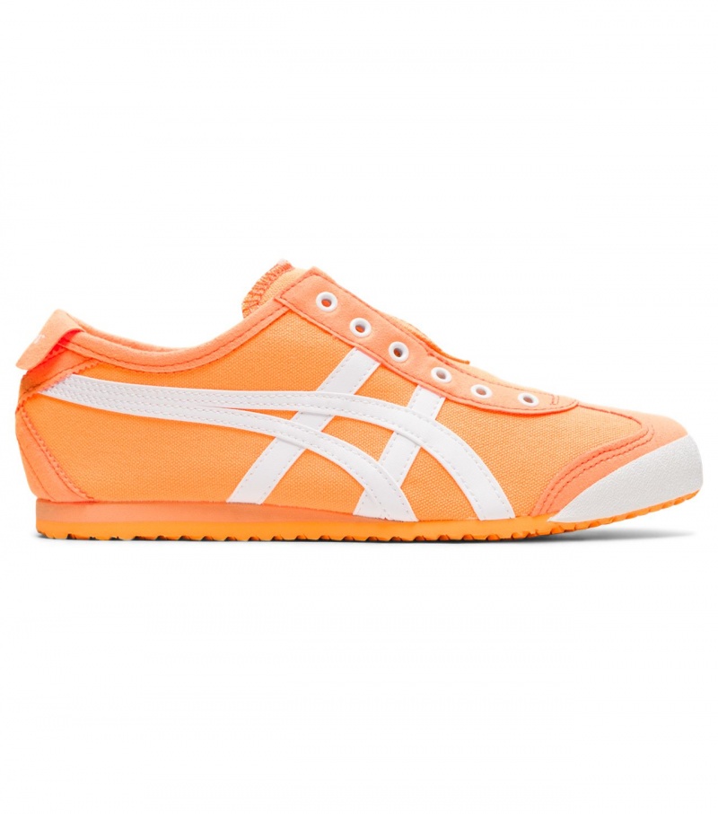 Men\'s Onitsuka Tiger Mexico 66 Slip-On Mexico 66 Orange / White | 45768-ZSUP