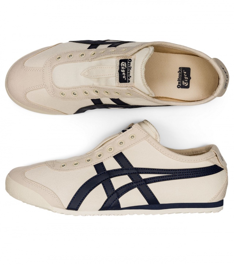 Men's Onitsuka Tiger Mexico 66 Slip-On Mexico 66 White | 75940-QLIO