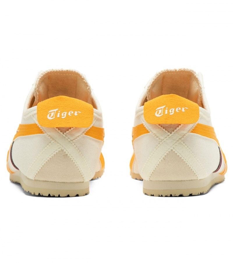 Men's Onitsuka Tiger Mexico 66 Slip-On Mexico 66 Cream / Orange | 64319-YQFI