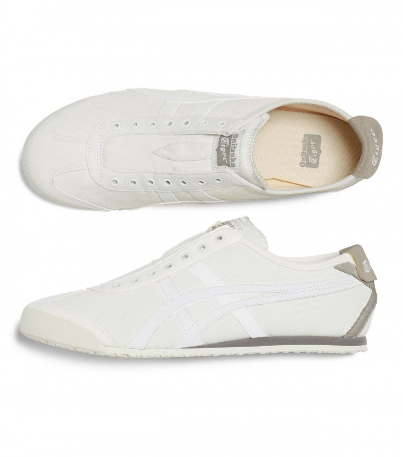 Men's Onitsuka Tiger Mexico 66 Slip-On Mexico 66 White | 78519-MTYJ