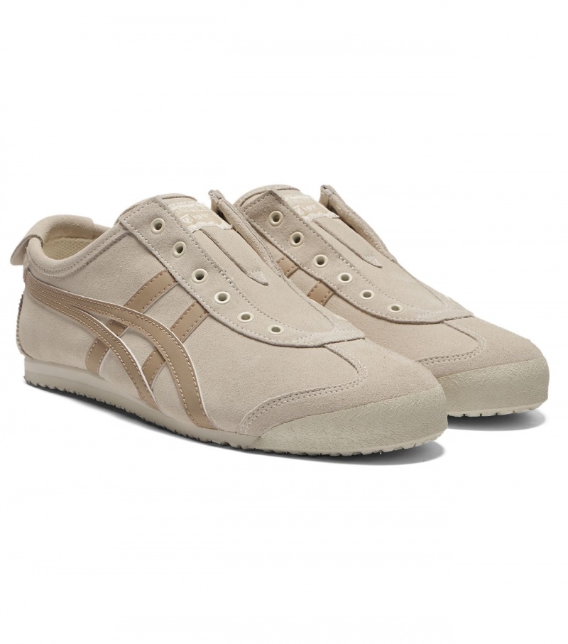 Men's Onitsuka Tiger Mexico 66 Slip-On Mexico 66 Beige | 07258-KXDN