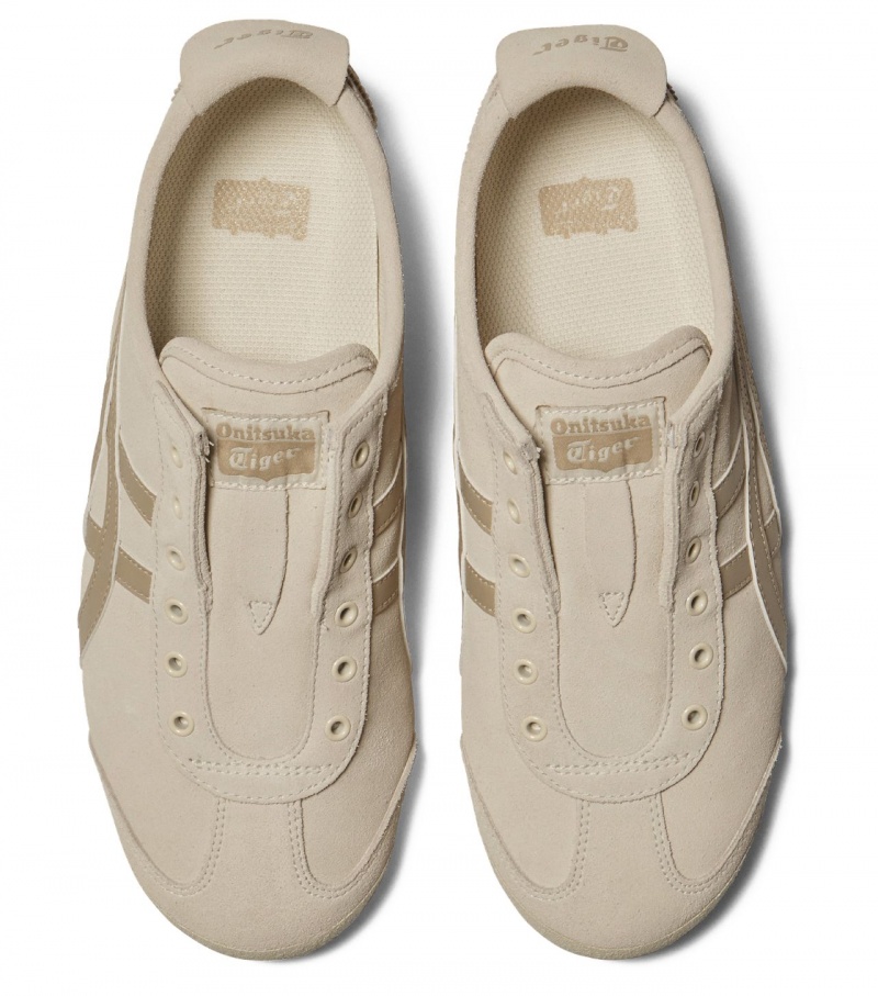 Men's Onitsuka Tiger Mexico 66 Slip-On Mexico 66 Beige | 07258-KXDN