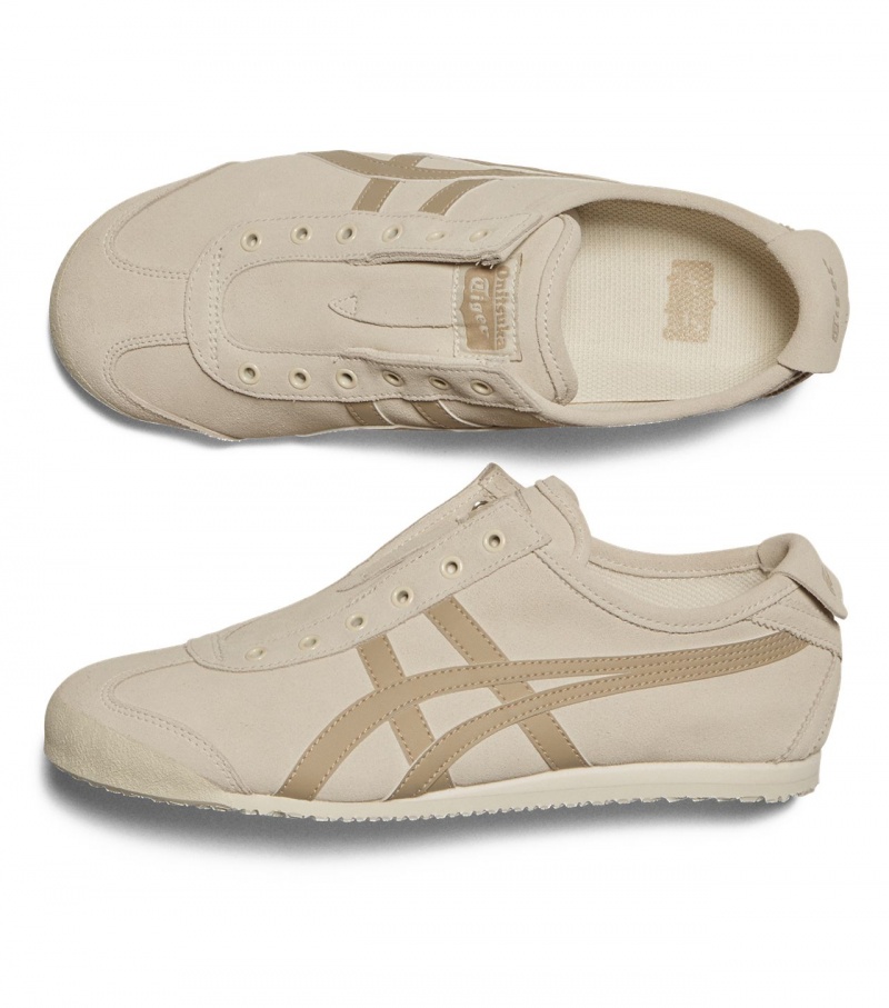 Men's Onitsuka Tiger Mexico 66 Slip-On Mexico 66 Beige | 07258-KXDN