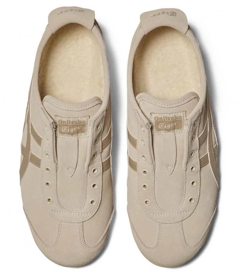 Men's Onitsuka Tiger Mexico 66 Slip-On Mexico 66 Beige | 07258-KXDN