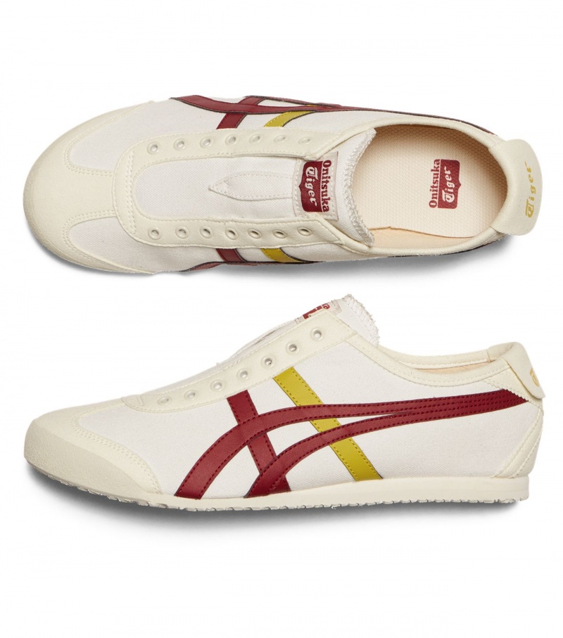 Men's Onitsuka Tiger Mexico 66 Slip-On Mexico 66 White | 80456-ZIPK