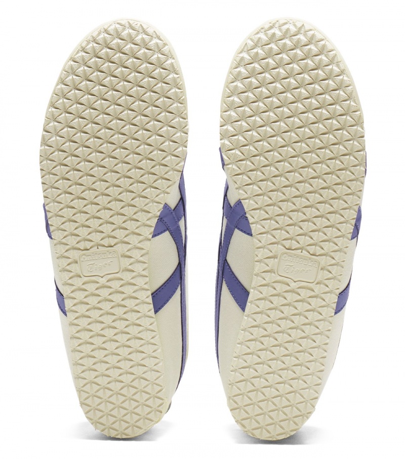 Men's Onitsuka Tiger Mexico 66 Slip-On Mexico 66 Cream / Blue | 97543-EVDY