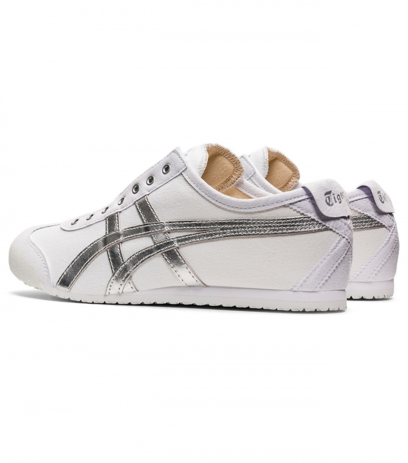 Men's Onitsuka Tiger Mexico 66 Slip-On Mexico 66 White / Silver | 62840-YOPI