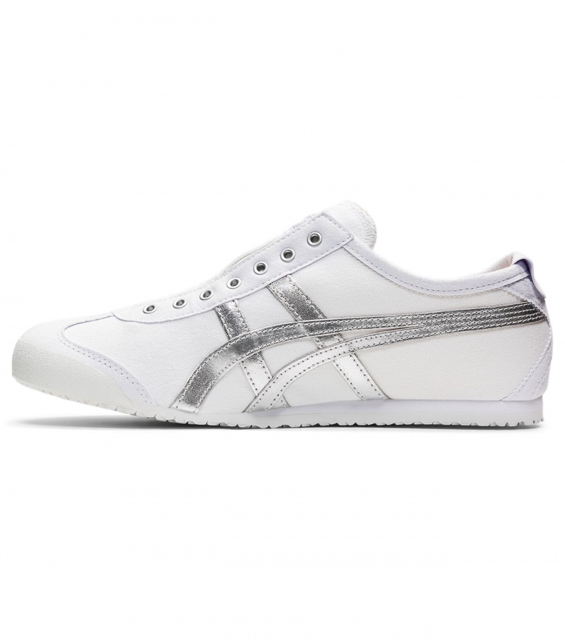 Men's Onitsuka Tiger Mexico 66 Slip-On Mexico 66 White / Silver | 62840-YOPI