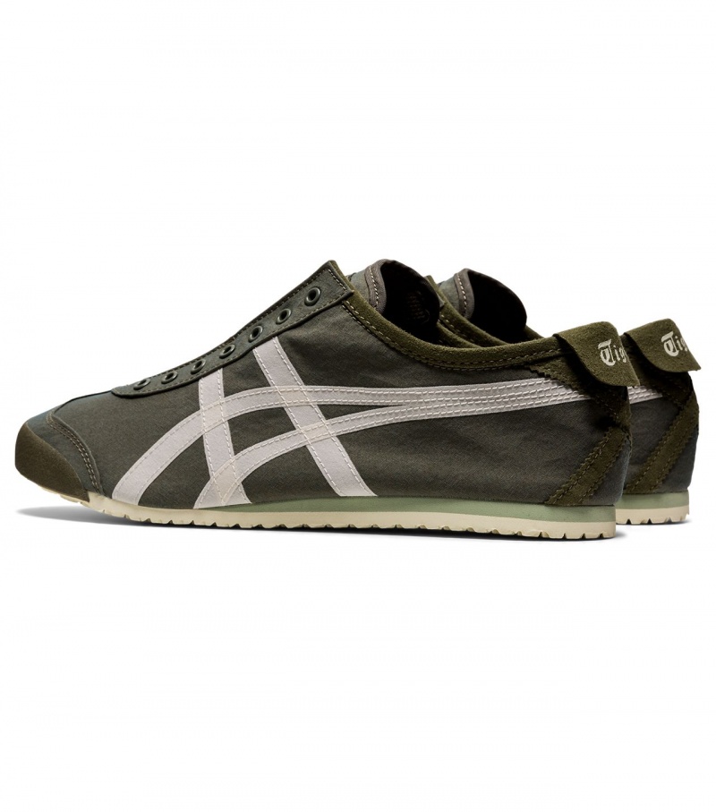 Men's Onitsuka Tiger Mexico 66 Slip-On Mexico 66 Green | 92854-JWHF