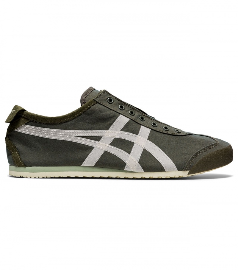 Men\'s Onitsuka Tiger Mexico 66 Slip-On Mexico 66 Green | 92854-JWHF