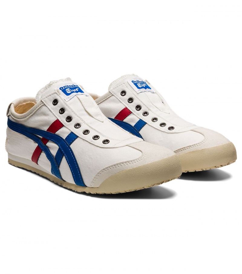 Men's Onitsuka Tiger Mexico 66 Slip-On Mexico 66 White | 82467-KQRA