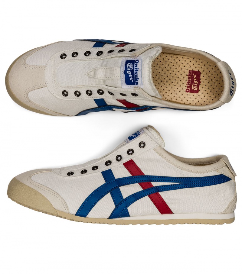 Men's Onitsuka Tiger Mexico 66 Slip-On Mexico 66 White | 82467-KQRA