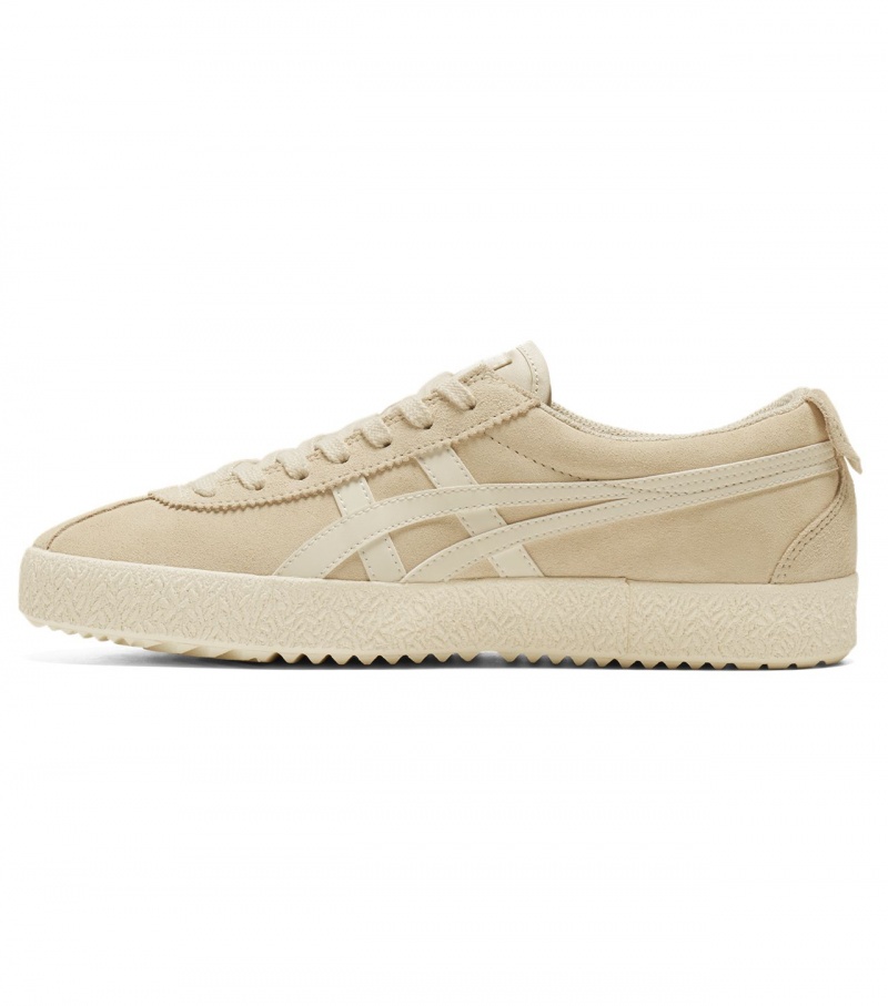 Men's Onitsuka Tiger Mexico Delegation Low Tops Light Yellow / Cream | 04728-FRQY