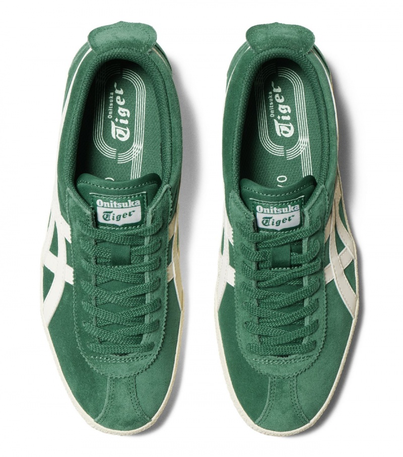 Men's Onitsuka Tiger Mexico Delegation Low Tops Deep Green / Cream | 09485-UAOP