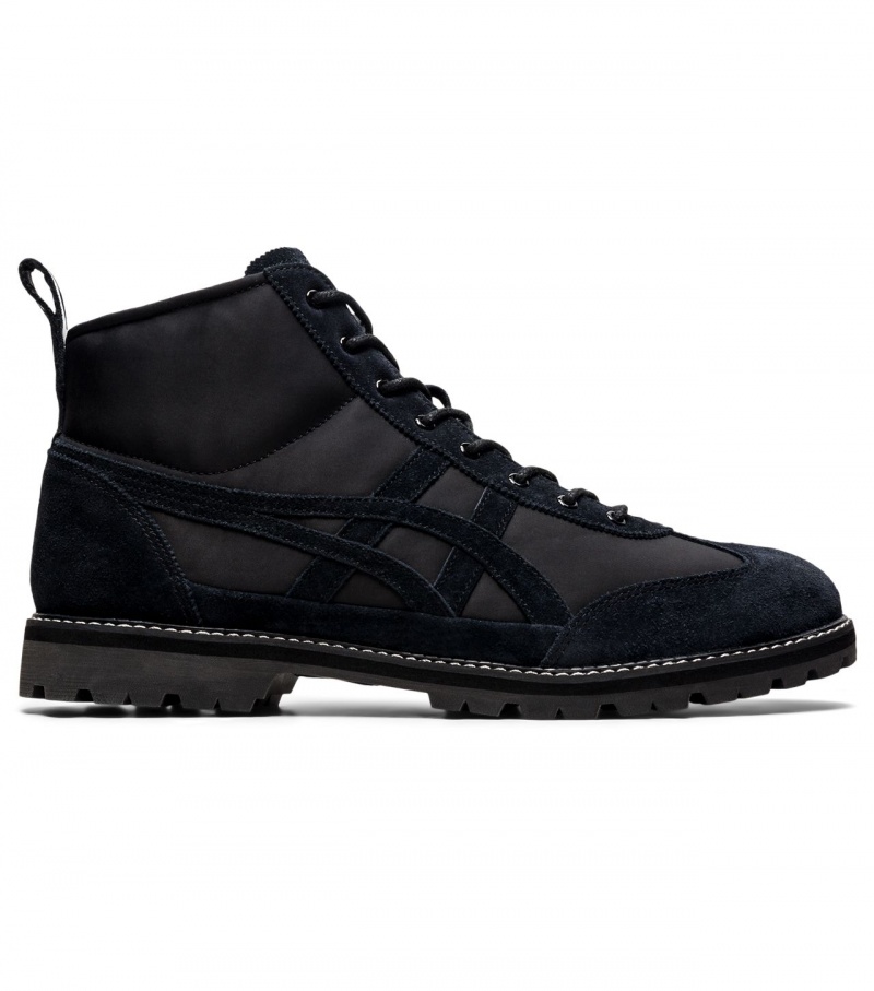 Men\'s Onitsuka Tiger Mexico Rinkan High Tops Black | 51402-QEPB