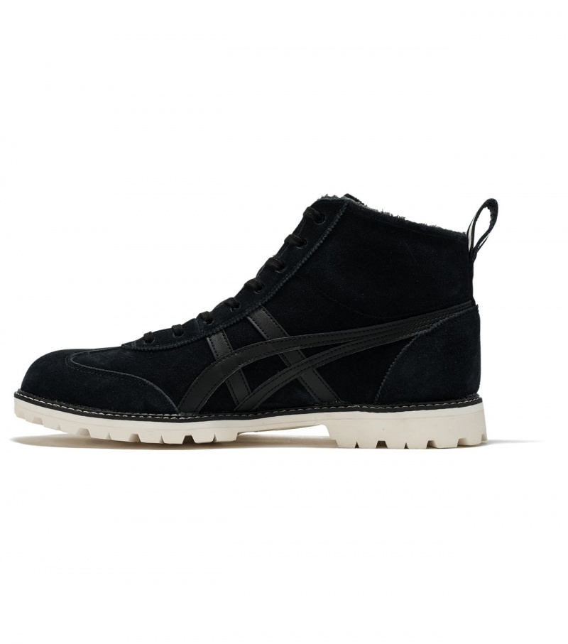 Men's Onitsuka Tiger Mexico Rinkan High Tops Black | 80246-ZHOV