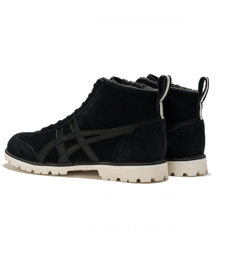 Men's Onitsuka Tiger Mexico Rinkan High Tops Black | 80246-ZHOV