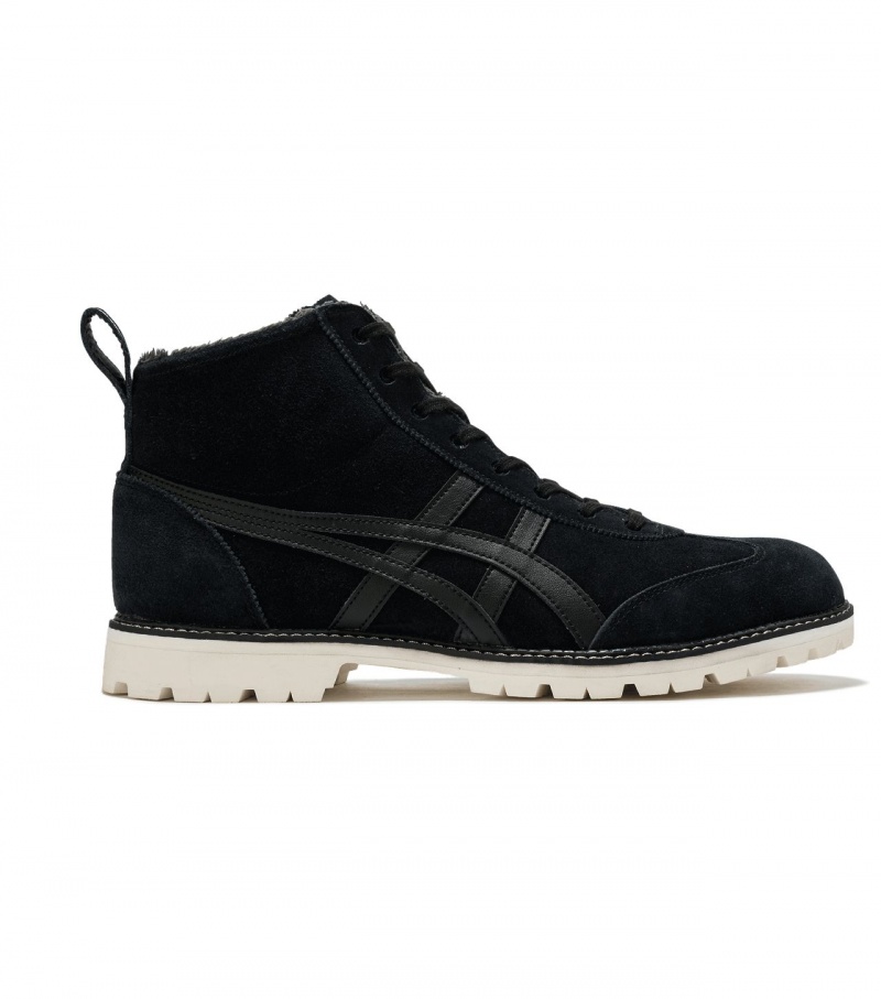 Men\'s Onitsuka Tiger Mexico Rinkan High Tops Black | 80246-ZHOV