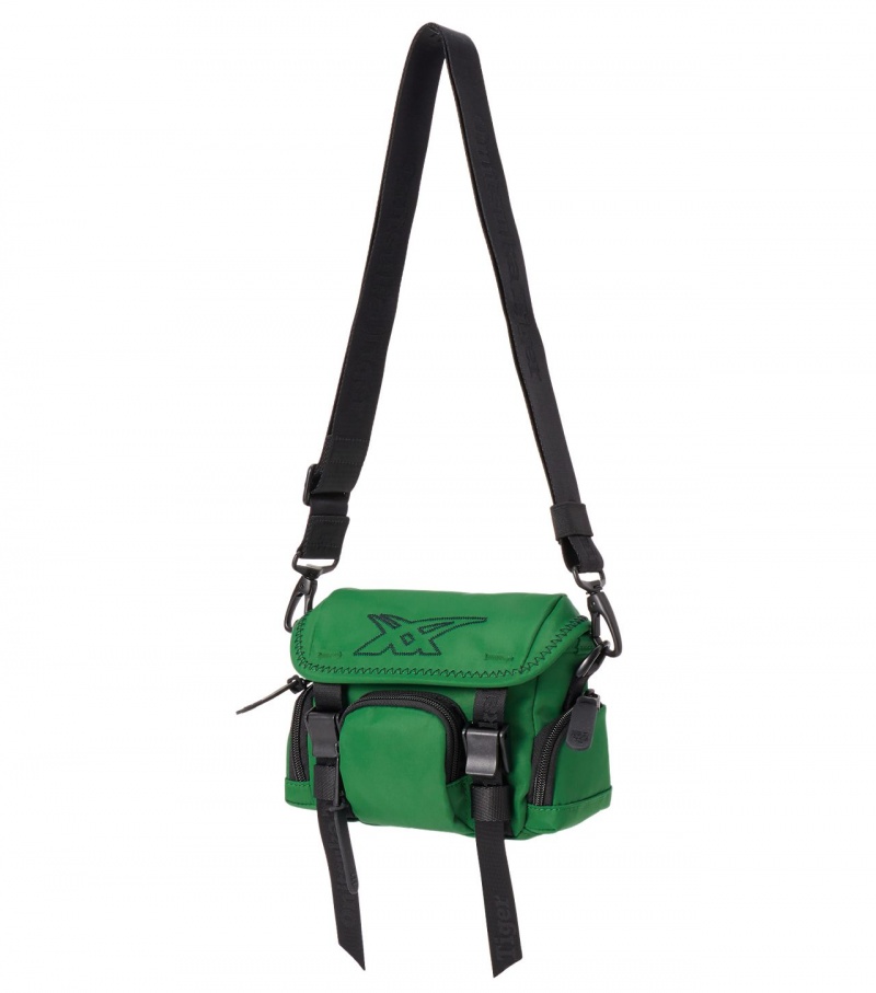 Men's Onitsuka Tiger Mini Shoulder Bag Bags Green | 64031-UYCK