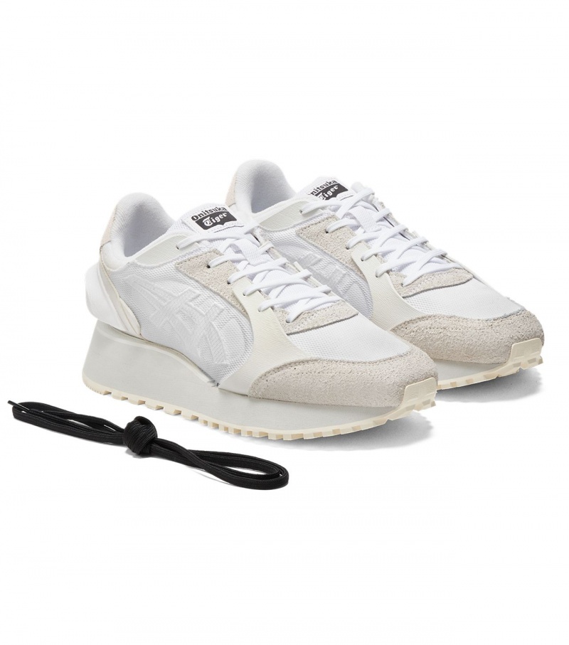 Men's Onitsuka Tiger Moage Co Slip Ons White | 69153-PTRC