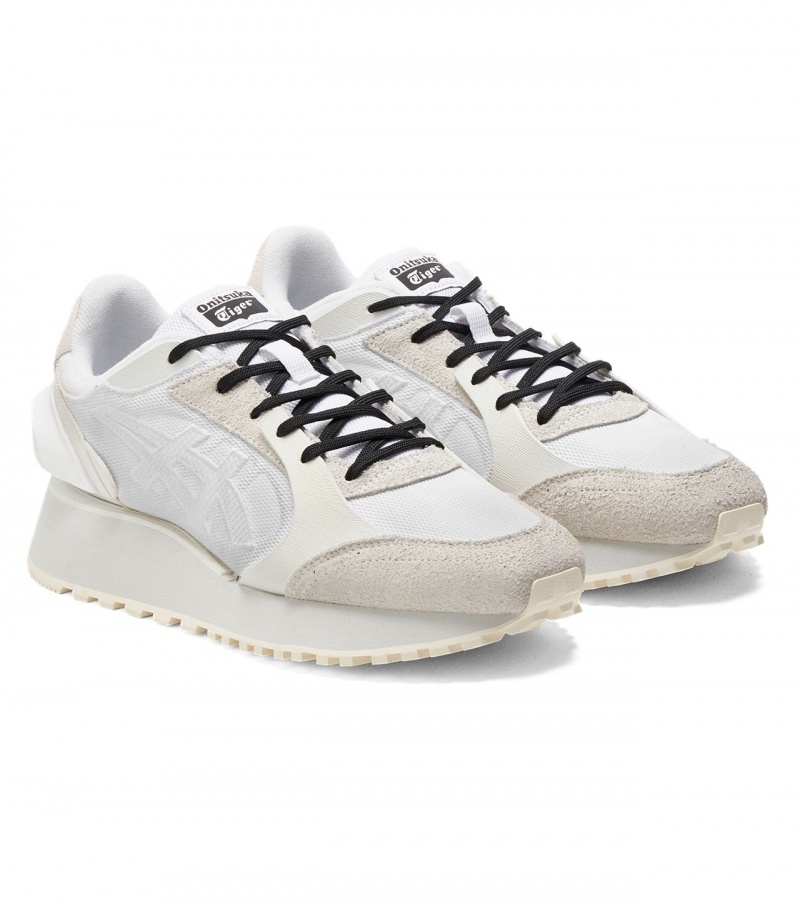 Men's Onitsuka Tiger Moage Co Slip Ons White | 69153-PTRC